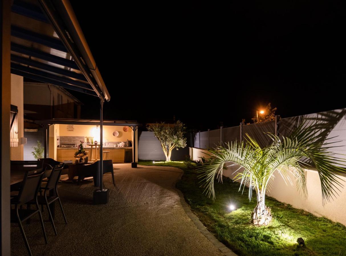 Villa Des Oliviers Sublime Villa Avec Piscine Chauffee Et Privee Et Baby Foot Bon-Encontre Exterior foto